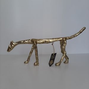 Metal Abstract Animal Figure Gold